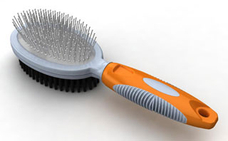 Pet bristle brush